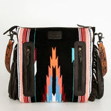 American Darling Signature Crossbody Hand Tooled Saddle Blanket Genuine Leather Western Women Bag Handbag Purse | for Cute