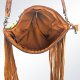 American Darling Cross Body Hand Tooled Saddle Blanket Genuine Leather Western Women Bag Handbag Purse | Crossbody for Cute