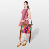 American Darling Signature Crossbody Hand Tooled Saddle Blanket Genuine Leather Western Women Bag Handbag Purse | for Cute