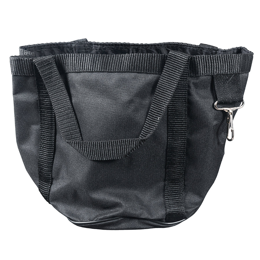 HILASON Horse Grooming Bag Heavy Duty Durable Canvas Black - Uhorse