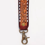 American Darling ADSTF117 Hand Tooled Genuine Leather Crossbody Handle Strap For Bags