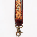American Darling ADSTF119 Hand Tooled Genuine Leather Crossbody Handle Strap For Bags