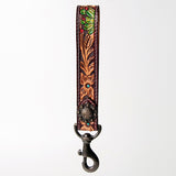 American Darling ADBRF129 Hand Tooled Genuine Leather Handle Strap For Wristlet Bags