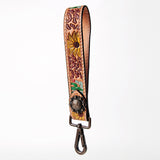 American Darling ADBRF130 Hand Tooled Genuine Leather Handle Strap For Wristlet Bags