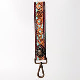 American Darling ADBRF131 Hand Tooled Genuine Leather Handle Strap For Wristlet Bags