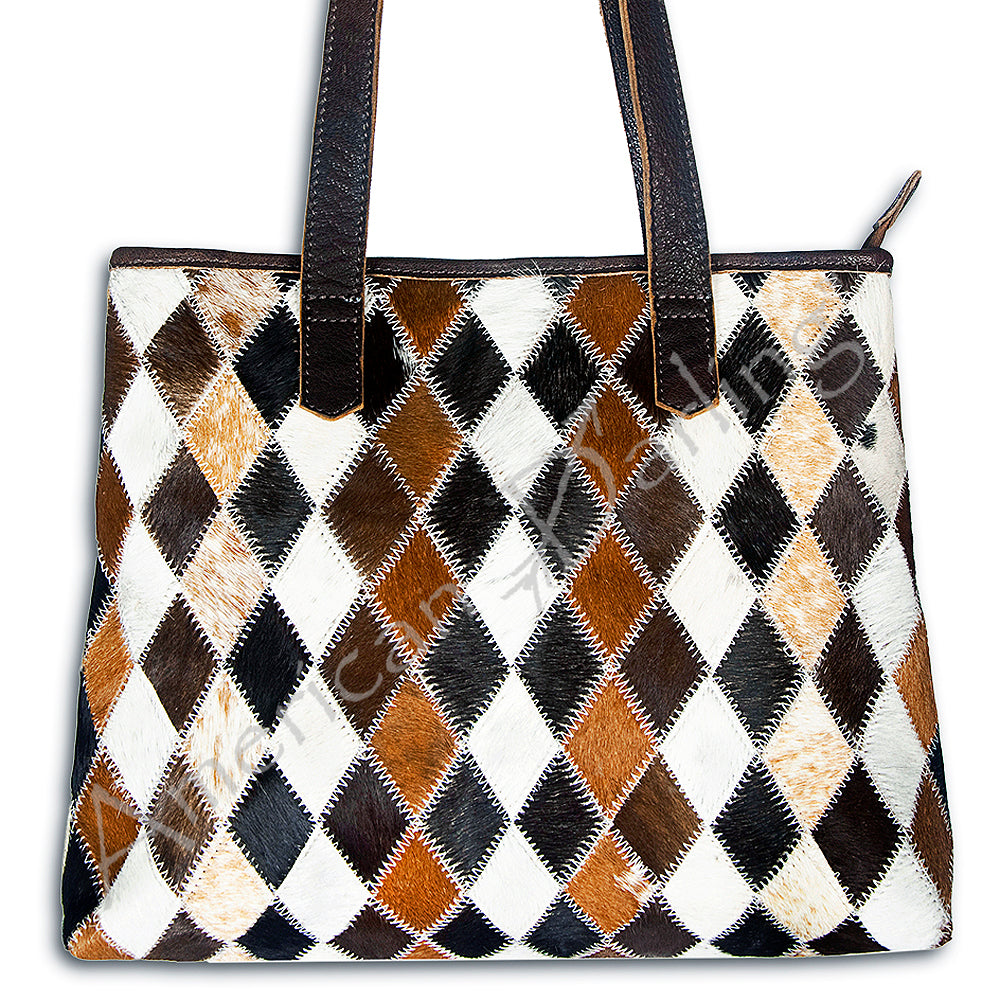 American Darling Tote Hair on Genuine Leather Western Women Bag Handbag Purse | Travel Bags College Casual