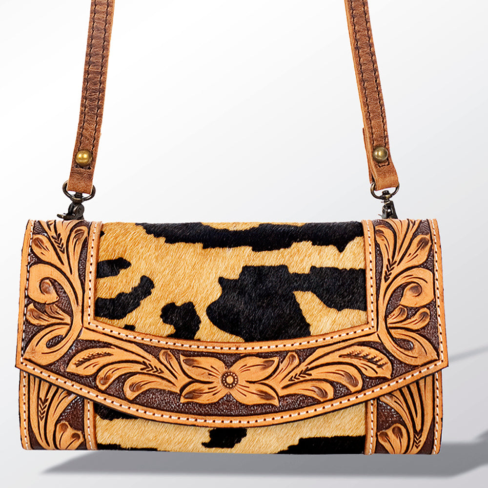 American Darling Organiser Hand Tooled Saddle Blanket Genuine Leather Western Women Bag Handbag Purse | for Cute |Organiser