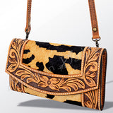 American Darling Organiser Hand Tooled Saddle Blanket Genuine Leather Western Women Bag Handbag Purse | for Cute |Organiser