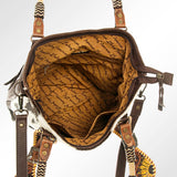 American Darling Tote Hand Tooled Hair On Genuine Leather Western Women Bag Handbag Purse | Travel Bags College Casual