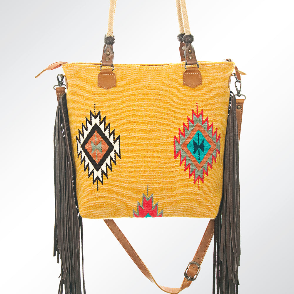 American Darling Tote Saddle Blanket Genuine Leather Western Women Bag Handbag Purse | Travel Bags College Casual