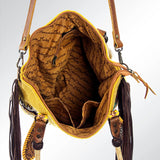 American Darling Tote Saddle Blanket Genuine Leather Western Women Bag Handbag Purse | Travel Bags College Casual