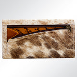 American Darling Wallet Hair-On Hand Tooled Genuine Leather Western Women Bag Handbag Purse | Tote Travel College Casual