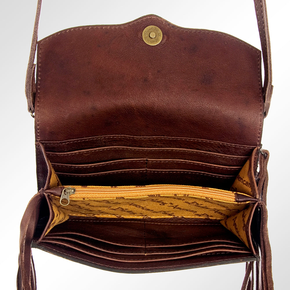 American Darling Organiser Hand Tooled Genuine Leather Western Women Bag Handbag Purse | Travel Bags College Casual