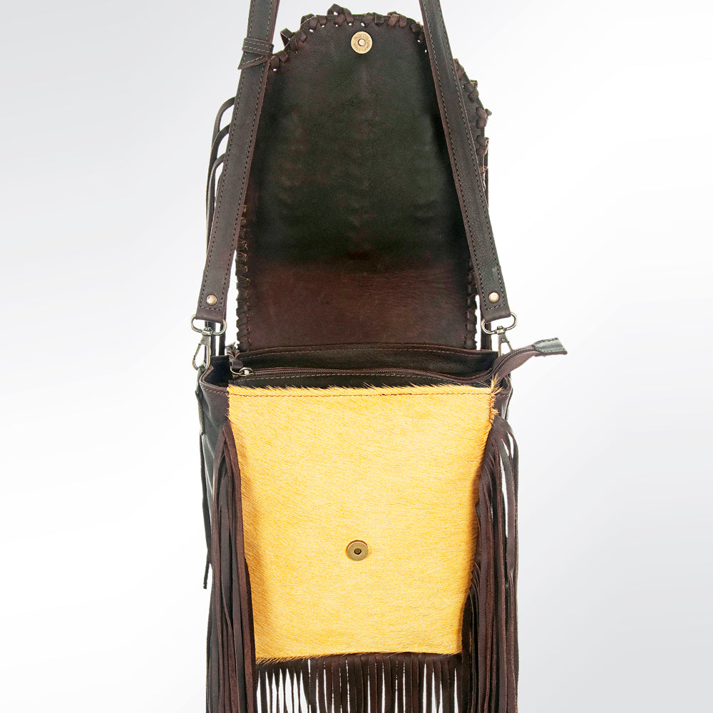 American Darling Cross Body Hair On Genuine Leather Western Women Bag Handbag Purse | Crossbody for Cute