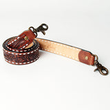 American Darling ADSTF125WHBU Hand Tooled Genuine Leather Crossbody Handle Strap For Bags