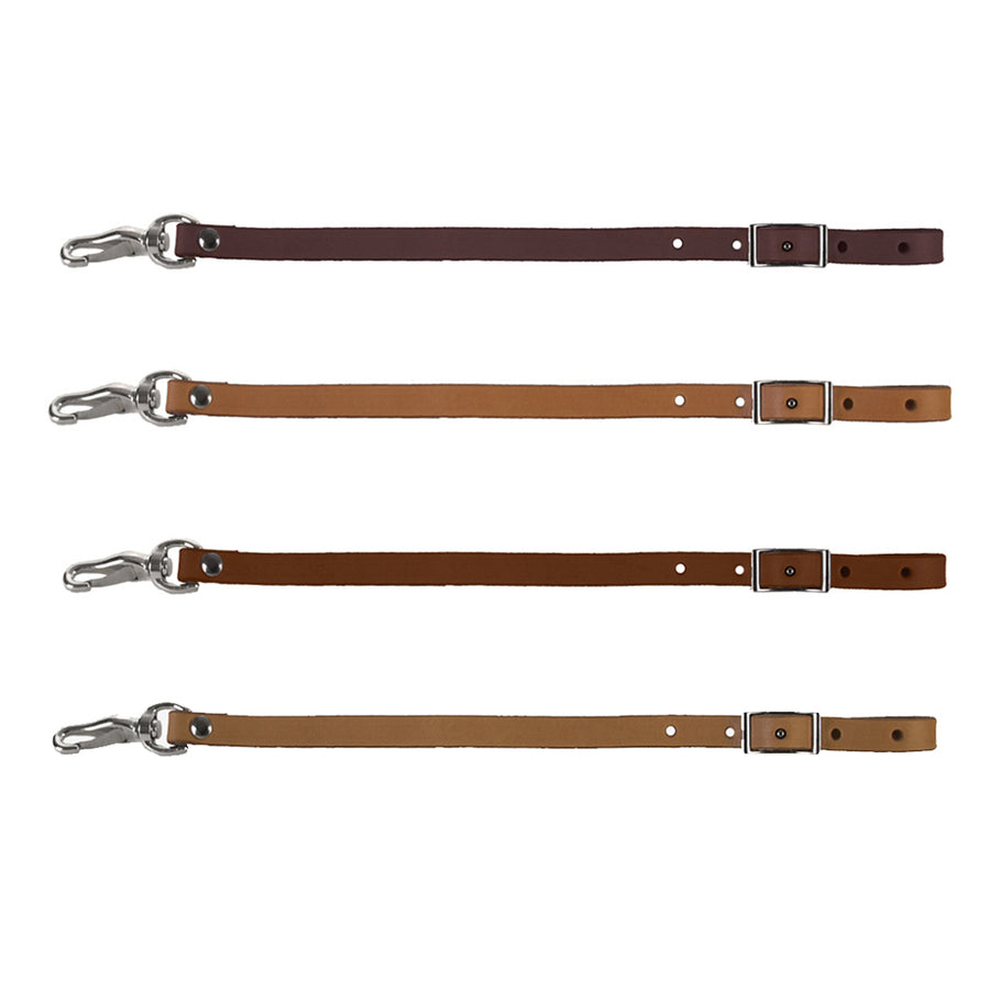 Hilason Western Horse Genuine Leather Strap Cinch Connector W/ Snap