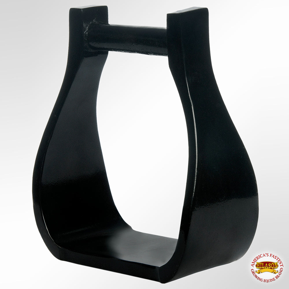 HILASON Horse Western Saddle Engraved Metal Roper Stirrups | tack Trail Riding