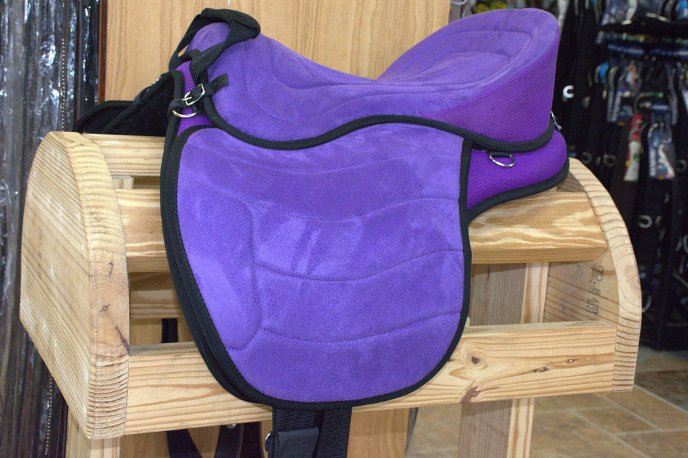 Western Bareback Horse Saddle Pleasure Trail Riding Treeless Hilason