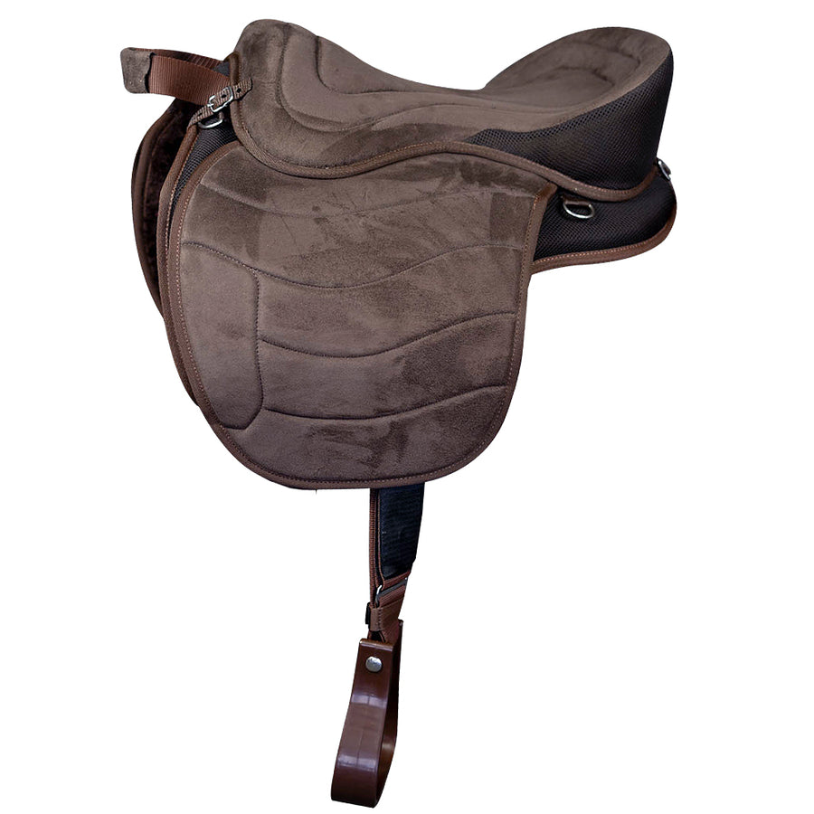 Western Bareback Horse Saddle Pleasure Trail Riding Treeless Hilason - Uhorse