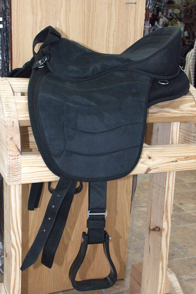 Western Bareback Horse Saddle Pleasure Trail Riding Treeless Hilason