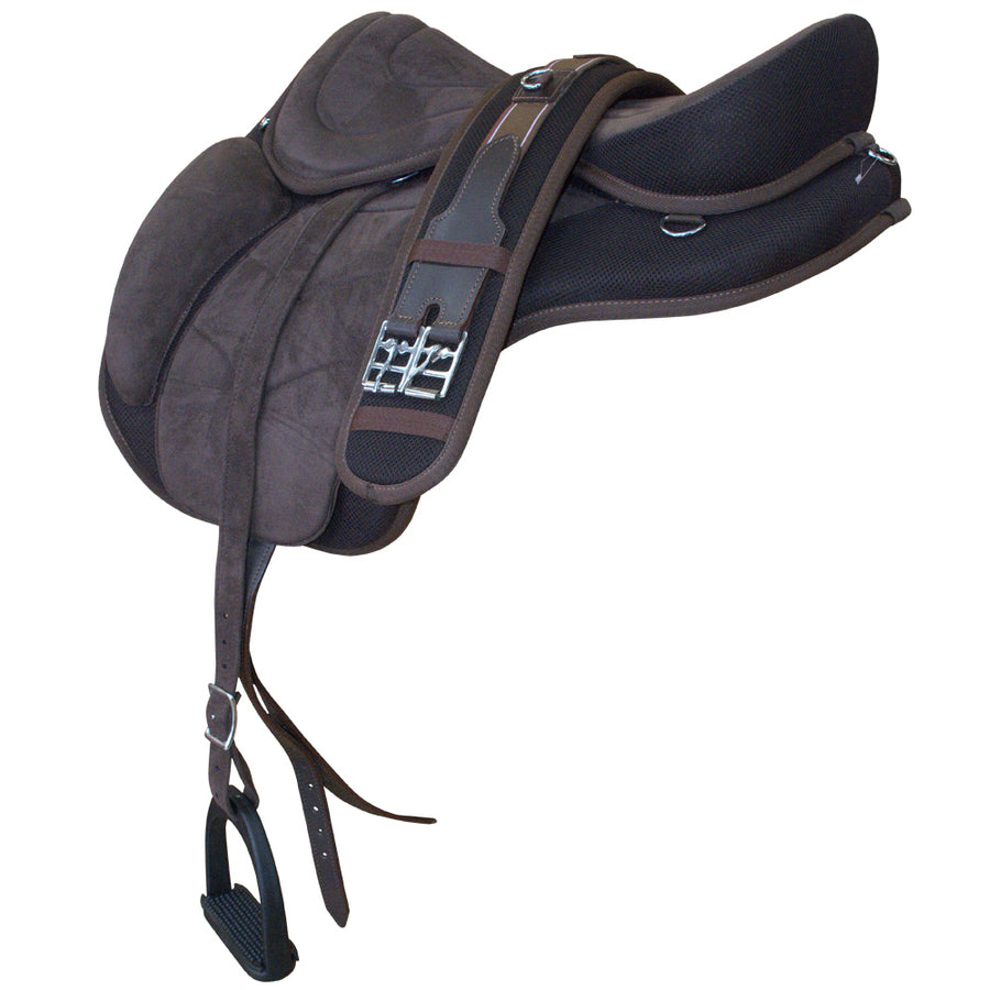 English Bareback Horse Saddle Pleasure Trail Riding Treeless Hilason - Uhorse