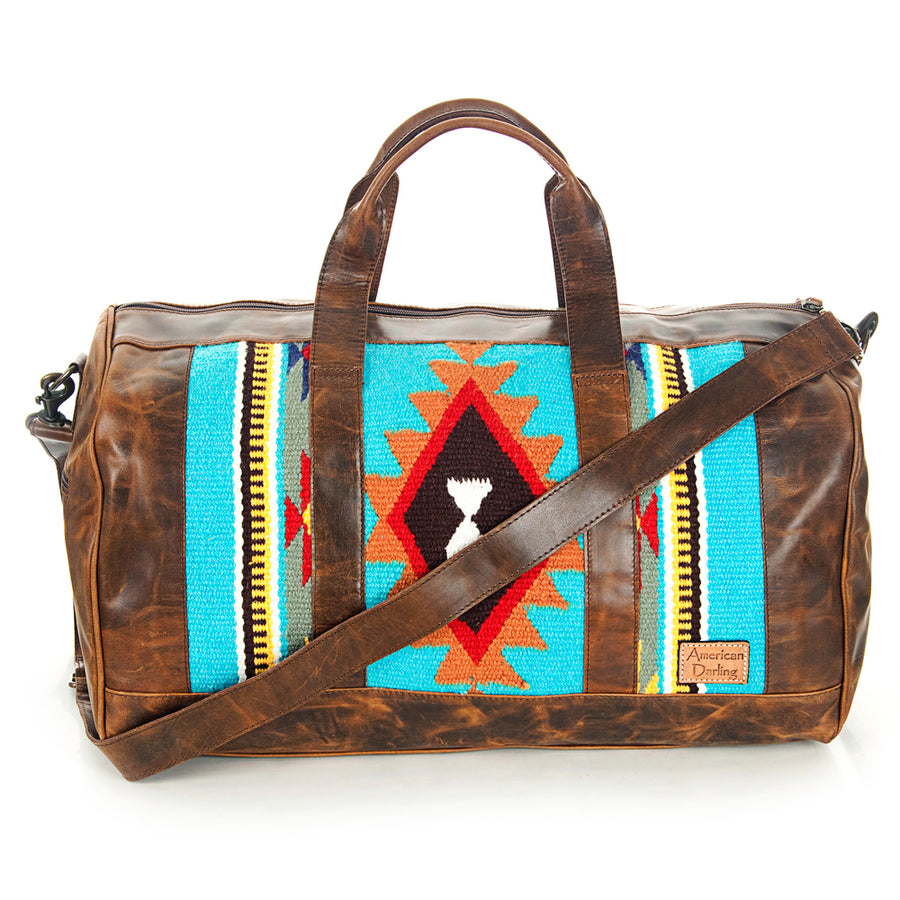 GIBG209 American Darling Saddle Blanket Genuine Leather Women Bag Western Handbag Purse