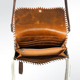 American Darling ADBG584 Organiser Hand Tooled Genuine Leather Women Bag Western Handbag Purse
