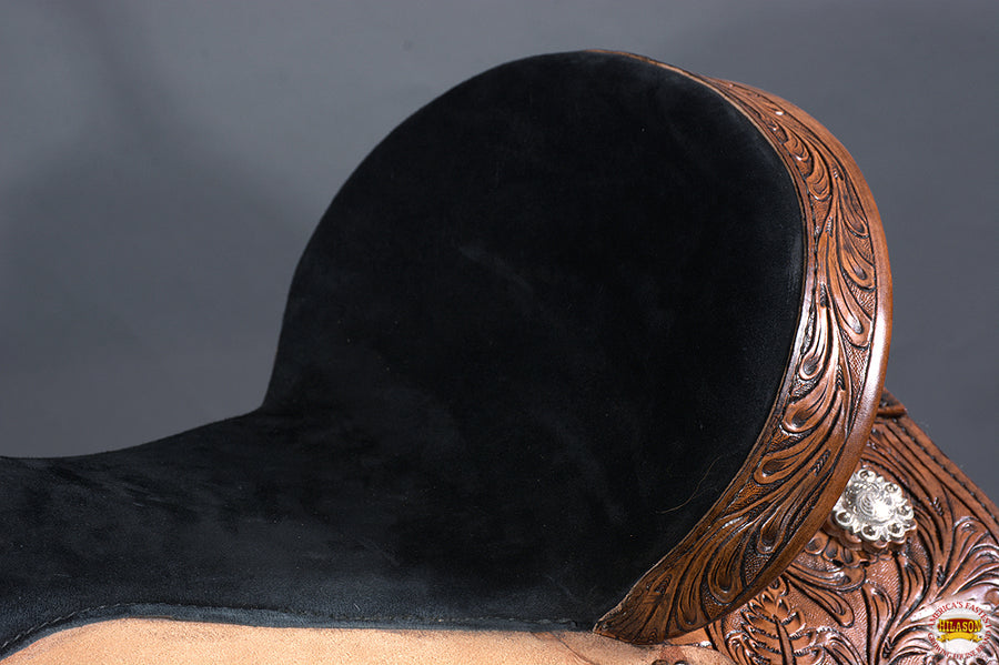 HILASON Western Horse Saddle In American Leather Flex Tree Barrel Trail | for Horses
