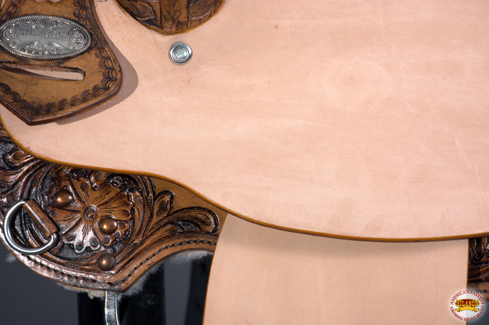 Western Horse Saddle American Leather Flex Trail Barrel Hilason