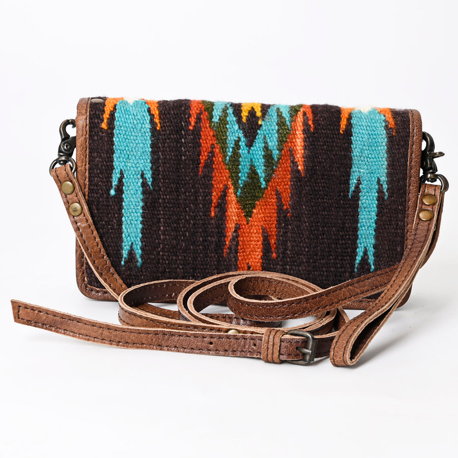 American Darling Organizer Hair On Genuine Leather Western Women Bag Handbag Purse | for Cute Travel