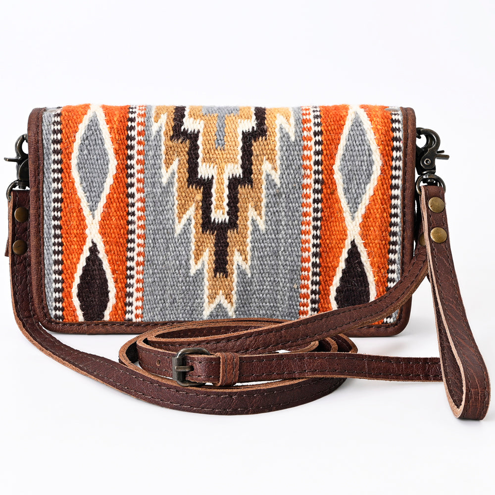 American Darling Organiser Saddle Blanket Genuine Leather Women Bag Western Handbag Purse