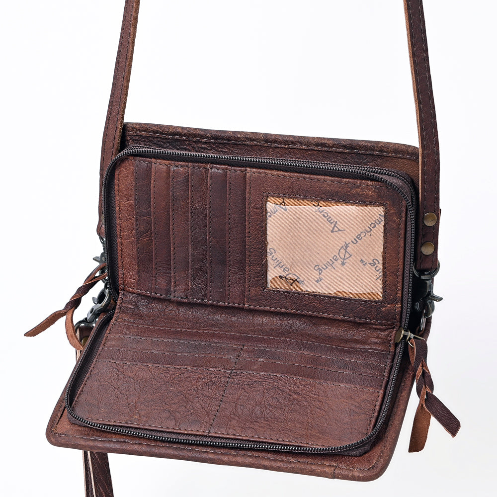 American Darling Organiser Saddle Blanket Genuine Leather Women Bag Western Handbag Purse