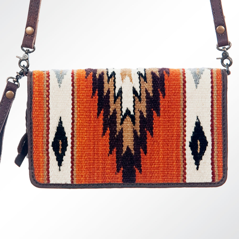 American Darling Organiser Saddle Blanket Genuine Leather Women Bag Western Handbag Purse