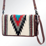 American Darling Organiser Saddle Blanket Genuine Leather Women Bag Western Handbag Purse