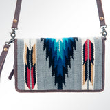 American Darling Organiser Saddle Blanket Genuine Leather Women Bag Western Handbag Purse