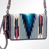 American Darling Organiser Saddle Blanket Genuine Leather Women Bag Western Handbag Purse