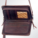 American Darling ADBG485D9 Organiser Saddle Blanket Genuine Leather Women Bag Western Handbag Purse