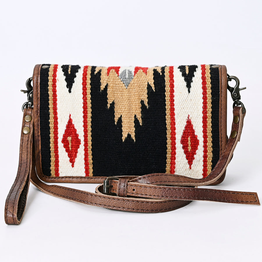 American Darling Organizer Hair On Genuine Leather Western Women Bag Handbag Purse | for Cute Travel