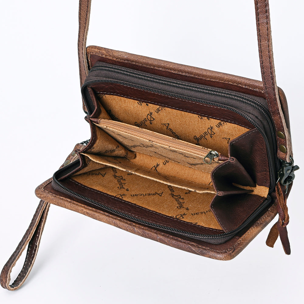 American Darling Organiser Hair On Genuine Leather women bag western handbag purse