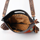American Darling Clutch Hand Tooled Saddle Blanket Genuine Leather Women Bag Western Handbag Purse| Leather Clutch Bag |