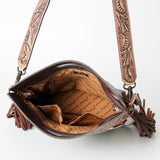 American Darling Clutch Hand Tooled Saddle Blanket Genuine Leather Women Bag Western Handbag Purse| Leather Clutch Bag |