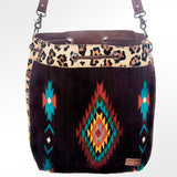 American Darling Hobo Saddle Blanket Hair Genuine Leather Western Women Bag Handbag Purse | Travel Bags College Casual