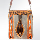 American Darling Hobo Saddle Blanket Hair Genuine Leather Western Women Bag Handbag Purse | Travel Bags College Casual