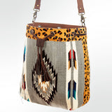 American Darling Hobo Saddle Blanket Hair Genuine Leather Western Women Bag Handbag Purse | Travel Bags College Casual