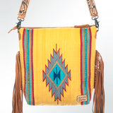 American Darling Cross Body Hand Tooled Saddle Blanket Genuine Leather Western Women Bag Handbag Purse | Crossbody for Cute