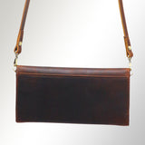 American Darling Wallet Hair on Full Grain Genuine Leather Western Women Bag | Handbag Purse Travel Clutch