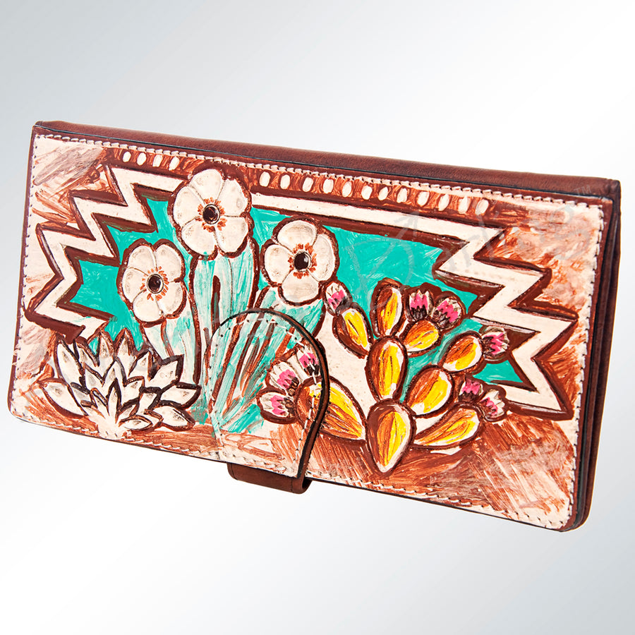 ADBGM103CAV2 American Darling Hand Tooled Genuine Leather Women Bag W. by Hilason – Cowboy and equestrian accessories