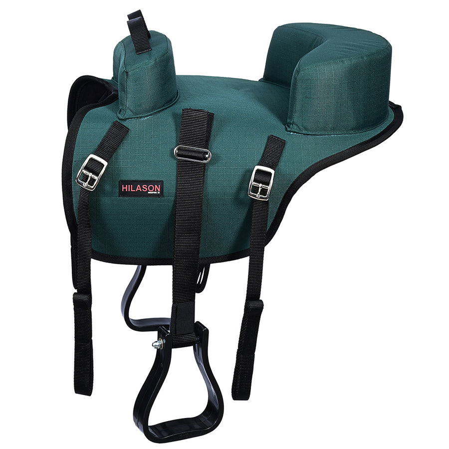 Hilason Horse Bareback Saddle Ride on Pad Anti Slip Base Hunter Green - Uhorse
