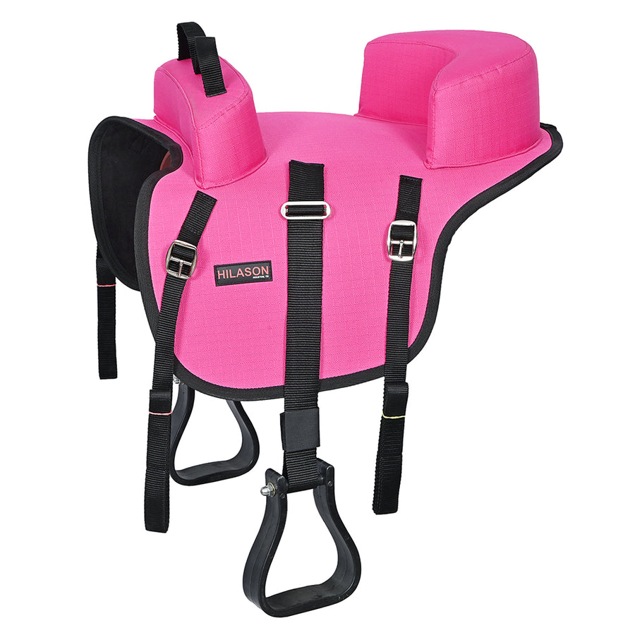 Hilason Horse Bareback Saddle Ride on Pad Anti Slip Base Pink - Uhorse