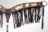 AMERICAN DARLING Western Horse Breast Collar American Leather Brown